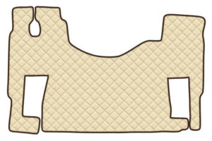 Tappeto unico in Skeentex - Panna - compatibile per Mercedes Actros MP2 (04/03>12/08) no tunnel, sedile rotante - Mercedes Actros MP3 (06/08>12/13) no tunnel, sedile rotante