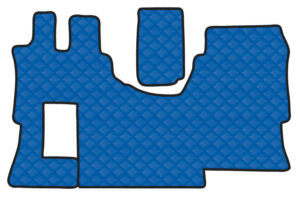 Tappeto unico in Skeentex - Blu - compatibile per Mercedes Actros MP4 (09/11>09/19) cabina larga, no tunnel, allestimento Star - Mercedes Actros MP5 (10/19>) cabina larga, no tunnel, allestimento Star - Mercedes Actros MP5 L (11/21>) cabina larga, no tunnel, allestimento Star