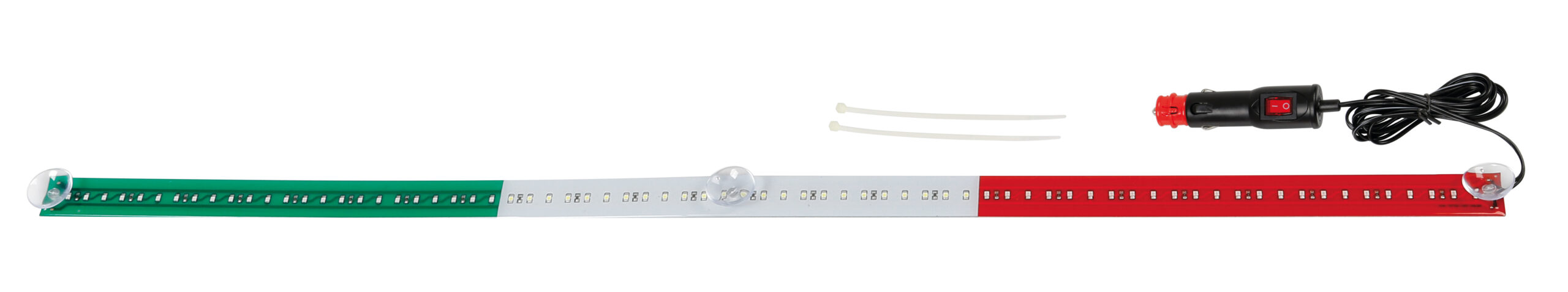 Bandiera luminosa 90 cm, 72 Led, 24V - Italia - immagine 2