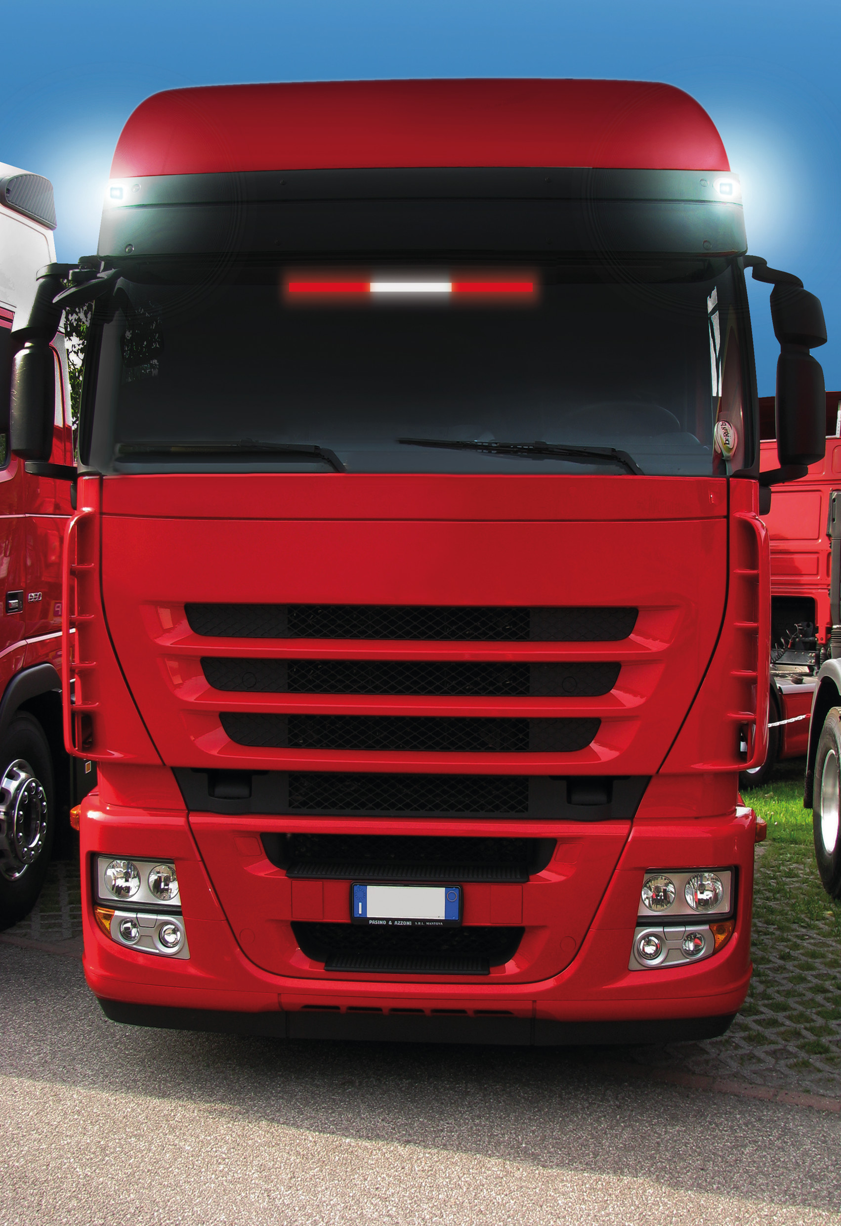 Bandiera luminosa 60 cm, 42 Led, 24V - Austria - immagine 3