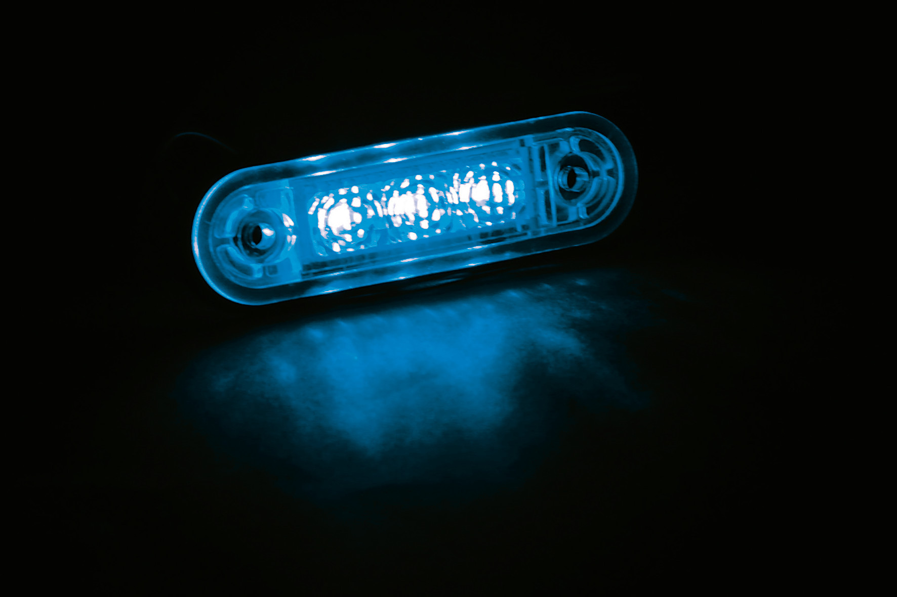 Luce decorativa - 3 Led - 12/24V - Blu - immagine 3