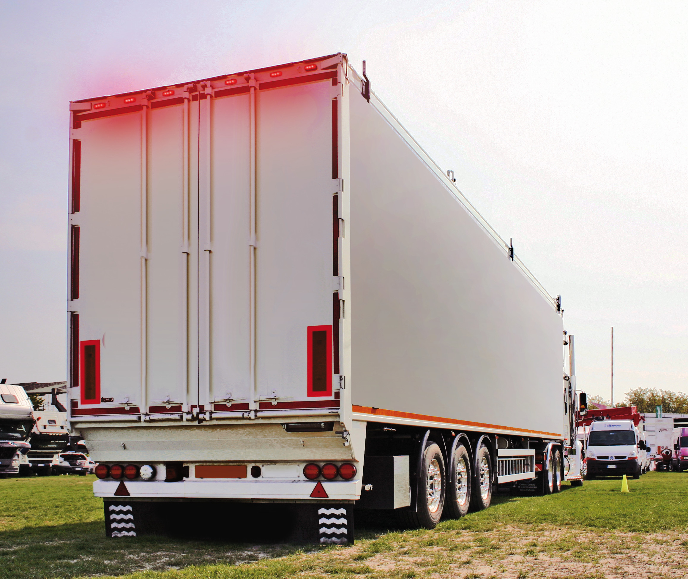 Luce ingombro - 6 Led - 12/24V - Rosso - immagine 4