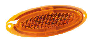 Luce ingombro - 4 Led - 12/24V - Arancio