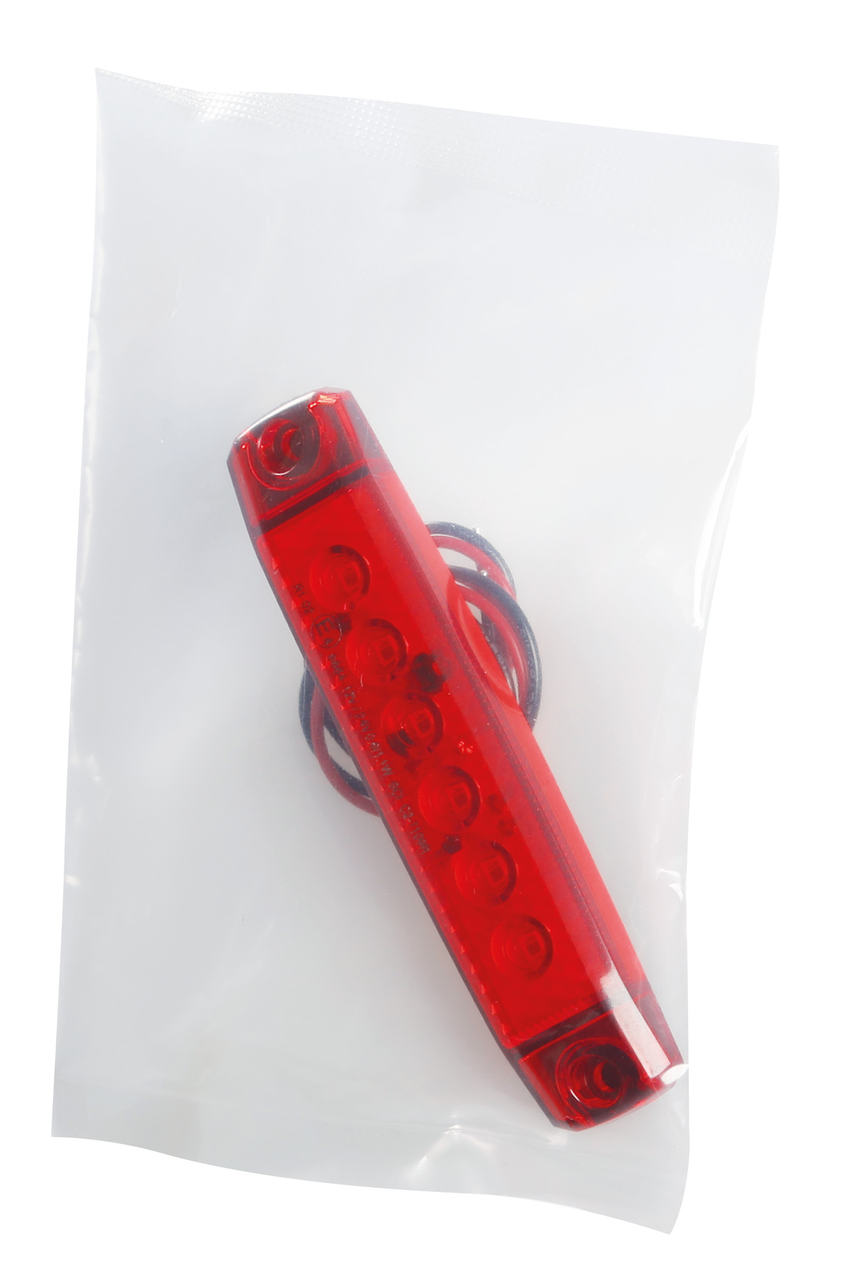 Set 20 pz, luce ingombro - 6 Led - 12/24V - Rosso - immagine 4