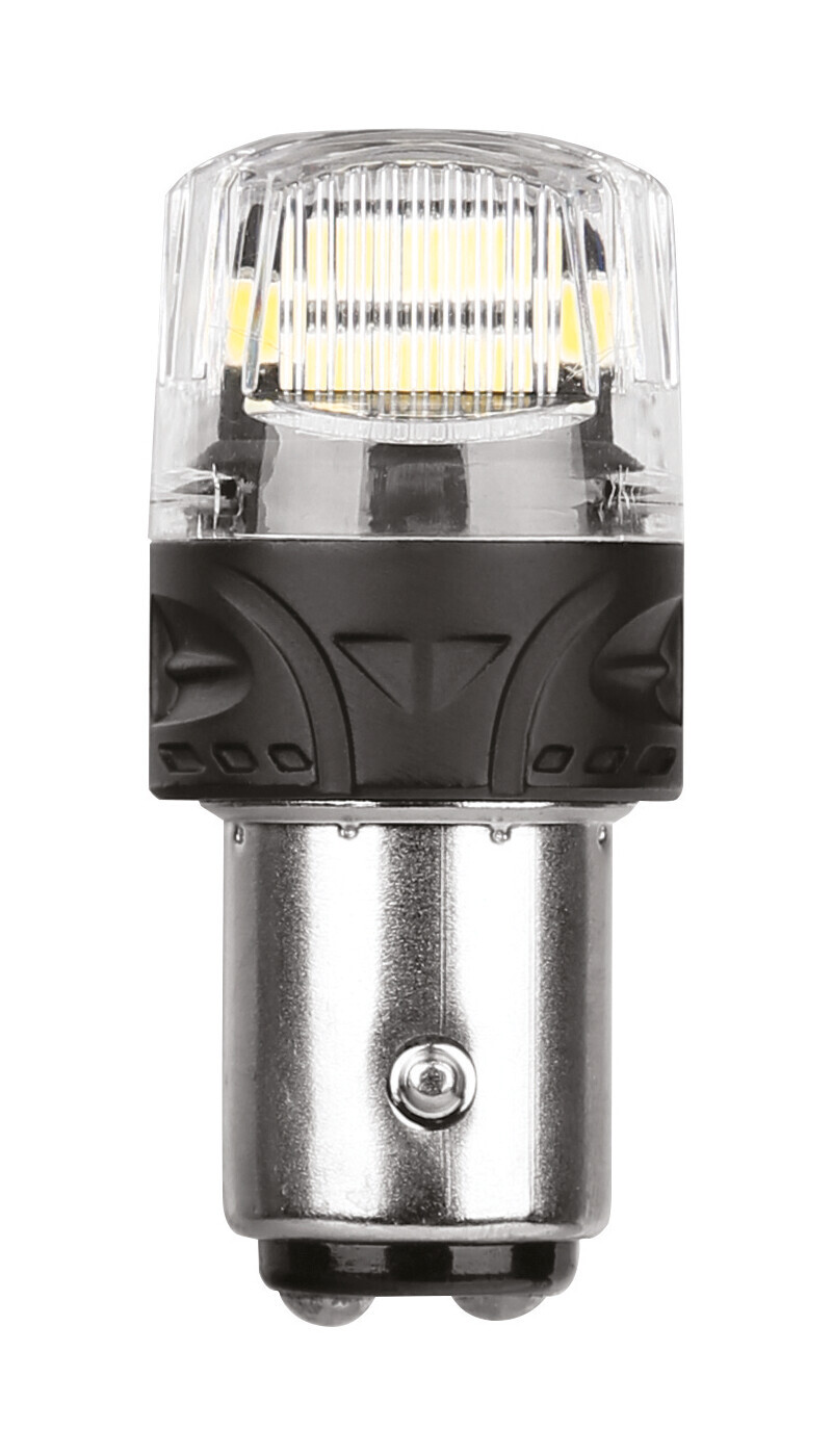 24V Pro-User Series - (P21/5W) - BAY15d - 2 pz - Scatola - Bianco - Doppia polarità - Resistenza incorporata