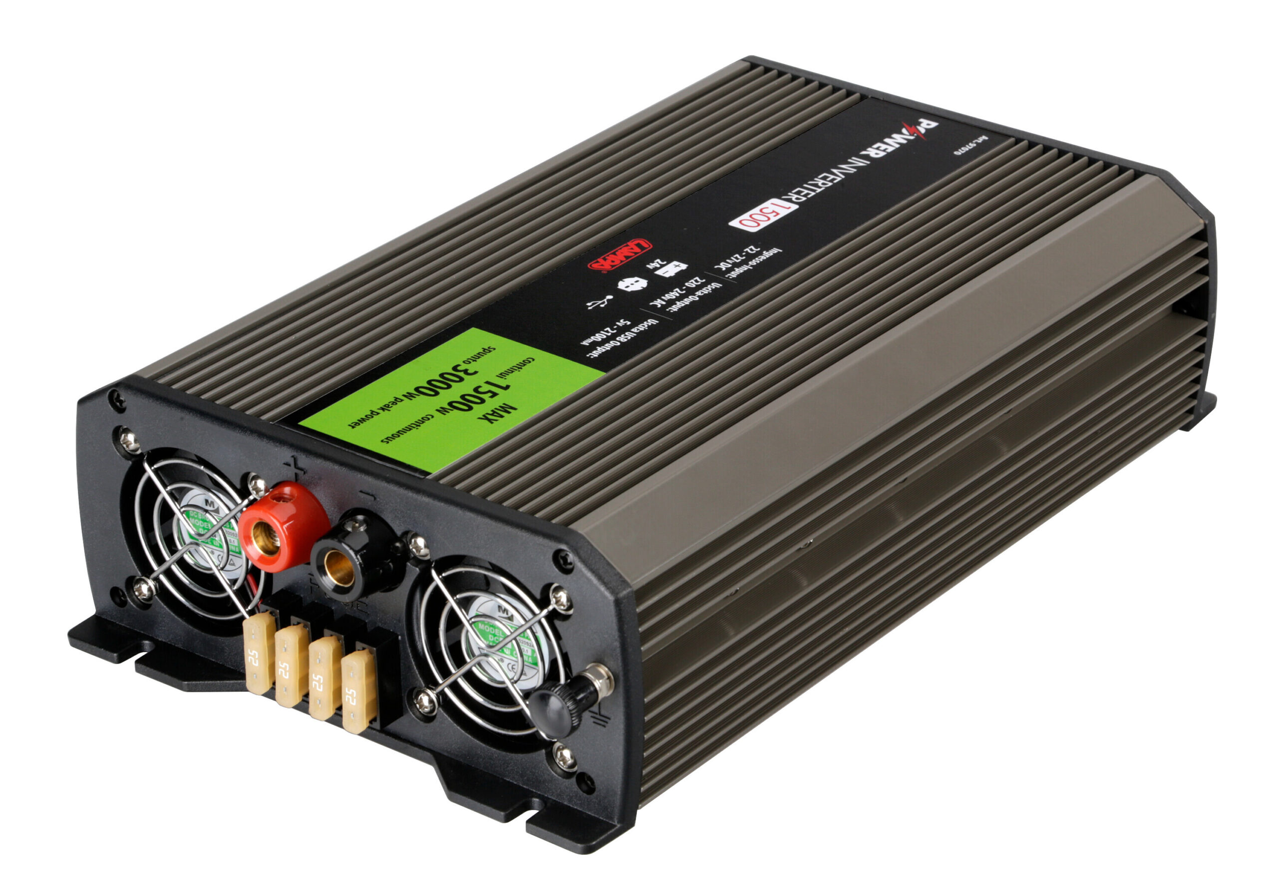 Power Inverter 1500, trasformatore 24V > 220V 2 Power Inverter 1500, trasformatore 24V > 220V - immagine 2