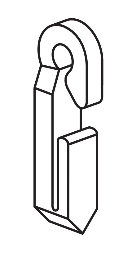 Ganci per tende - G-6 - 500 pz 3 Ganci per tende - G-6 - 500 pz - immagine 3