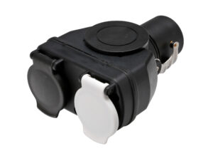 Adattatore compatto da spina 15 poli a 2 prese 7 poli, 24V