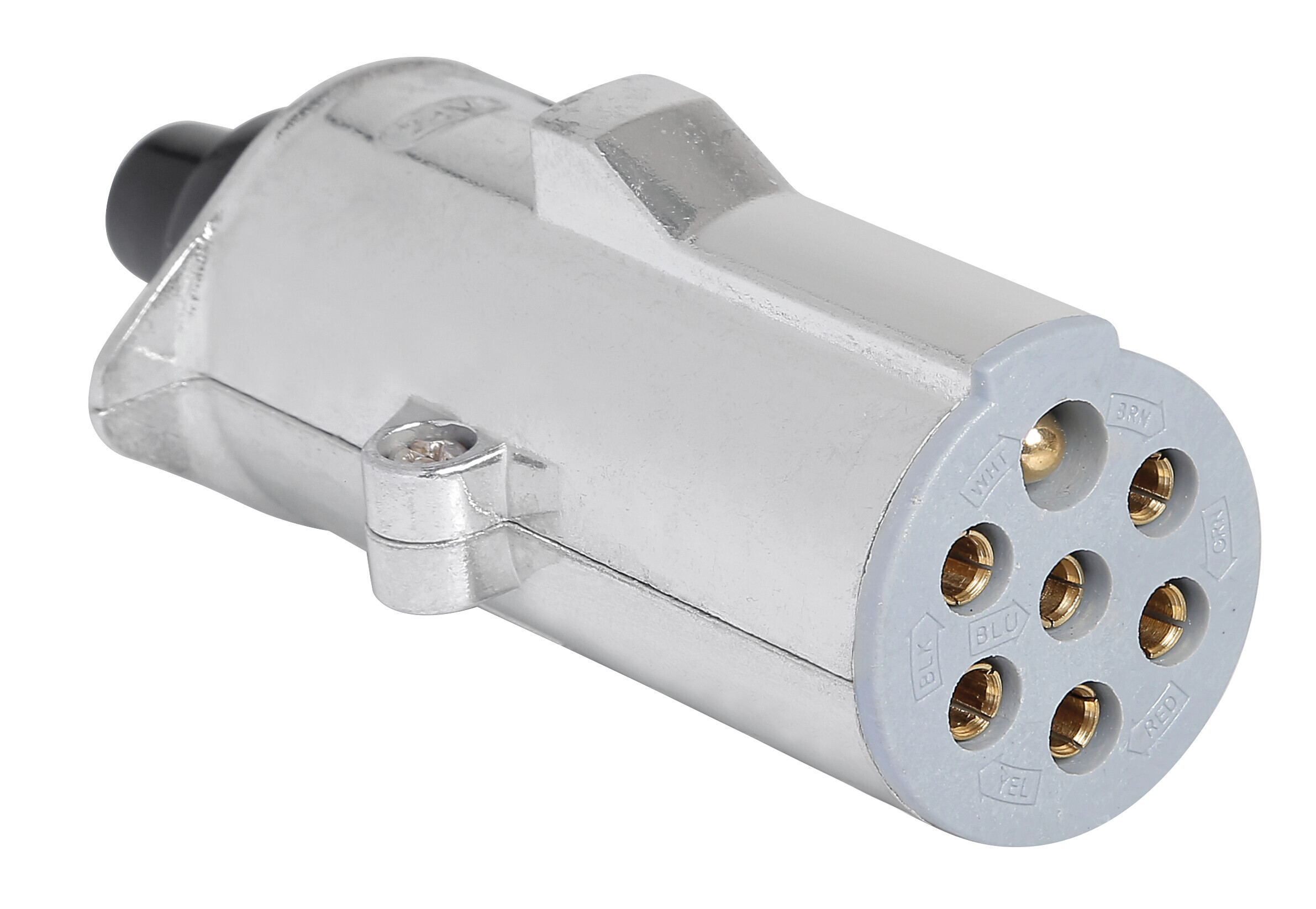 Spina 7 poli 24S, in metallo