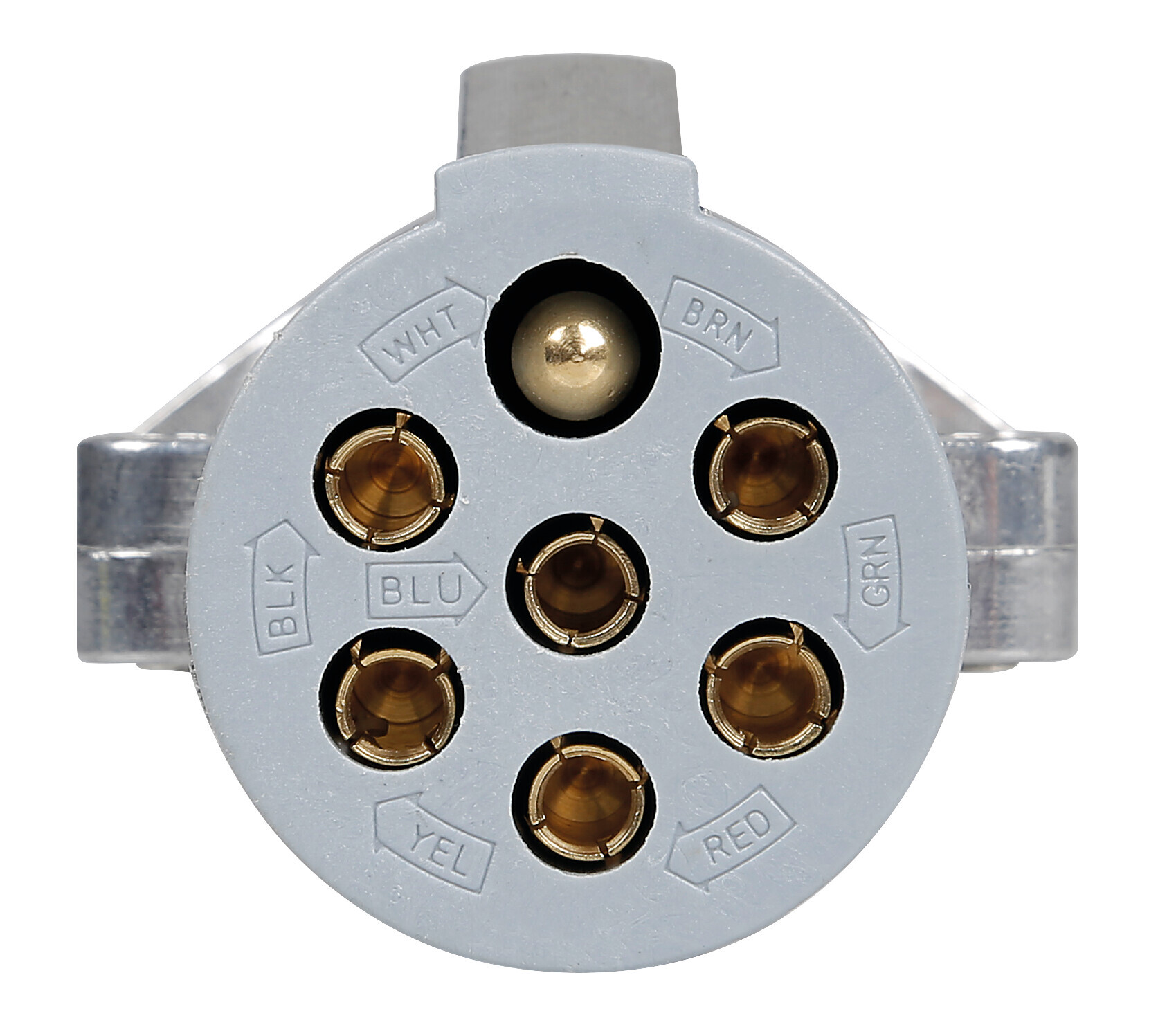 Spina 7 poli 24S, in metallo - immagine 2