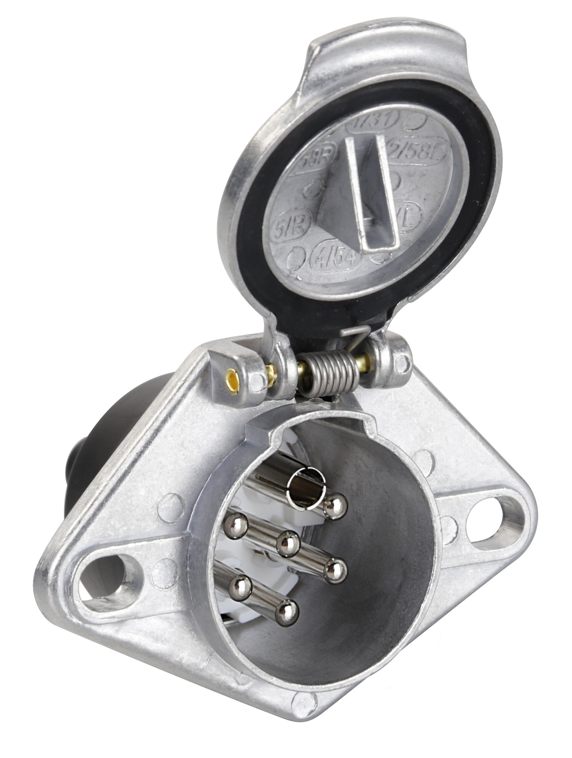 Presa 7 poli 24S, in metallo - immagine 2