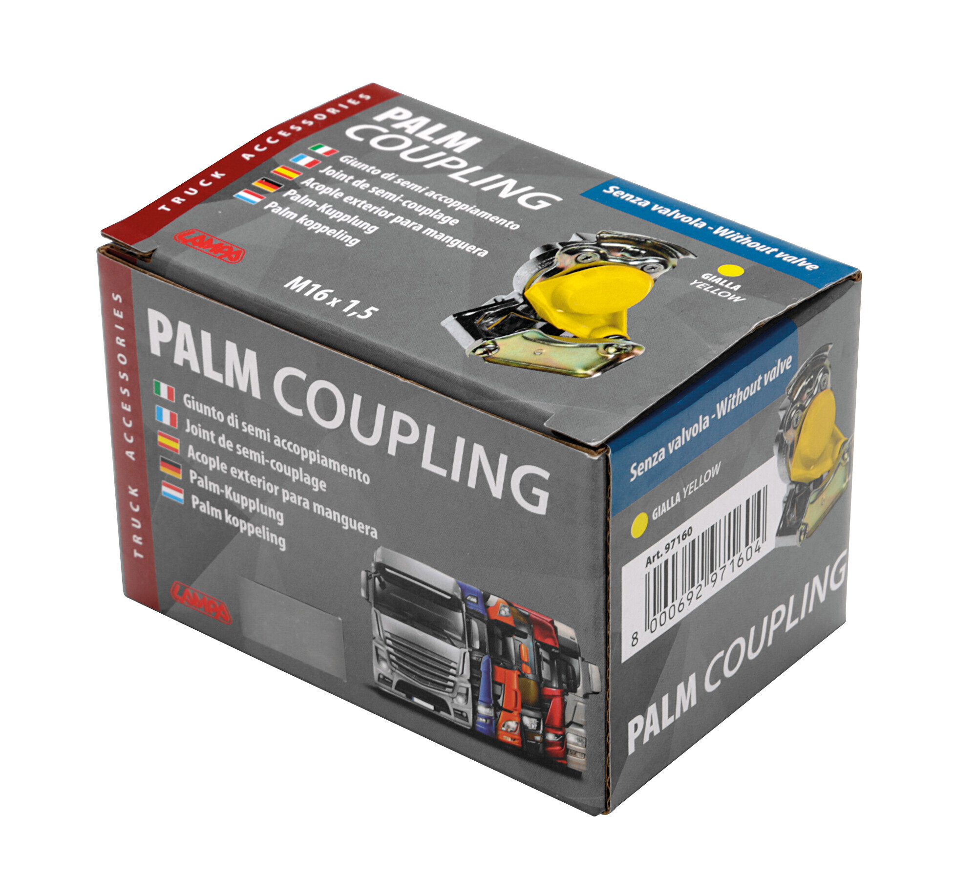 Giunto di semi accoppiamento senza valvola - Giallo - immagine 2