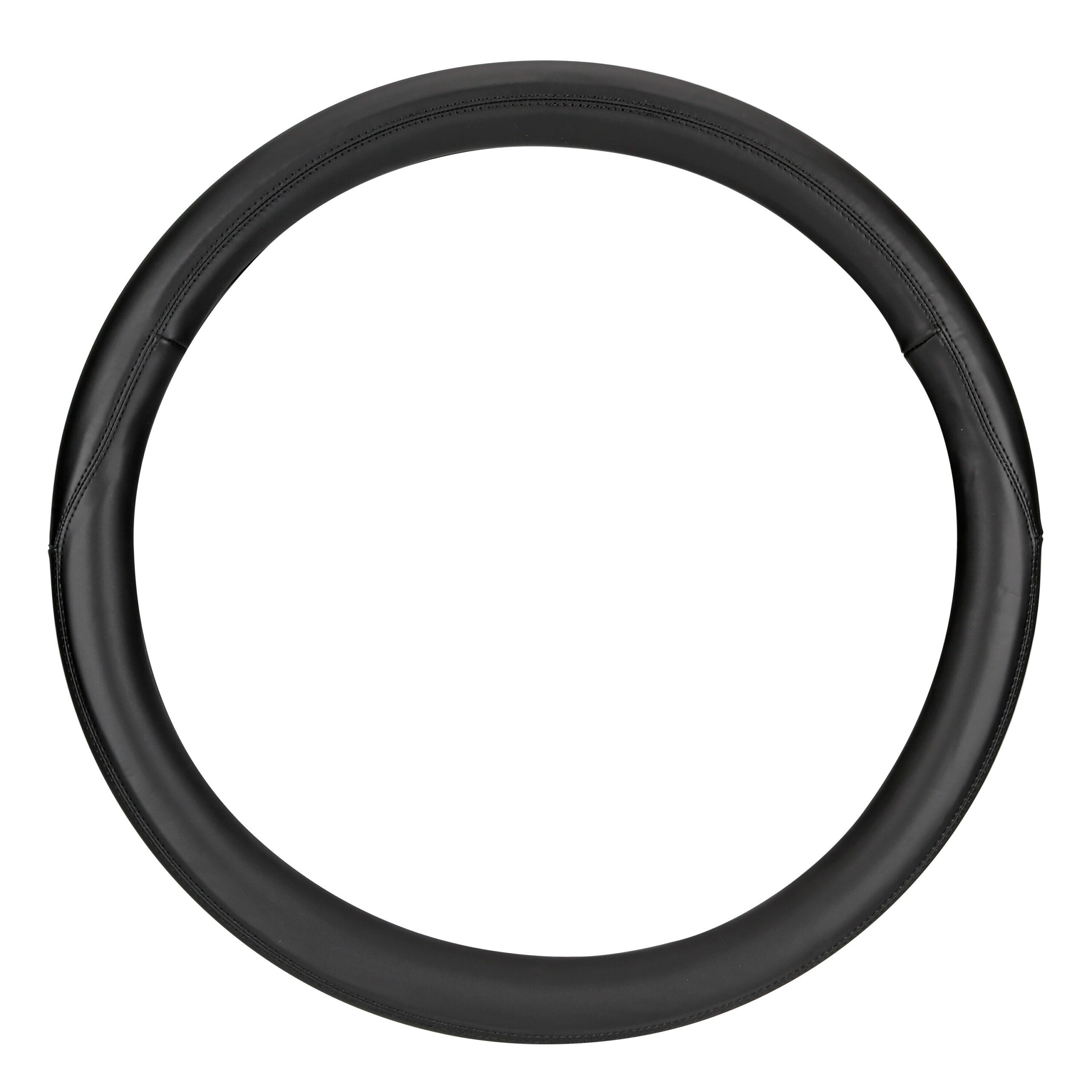 Club, coprivolante in vera pelle - M - Ø 44/46 cm - Nero