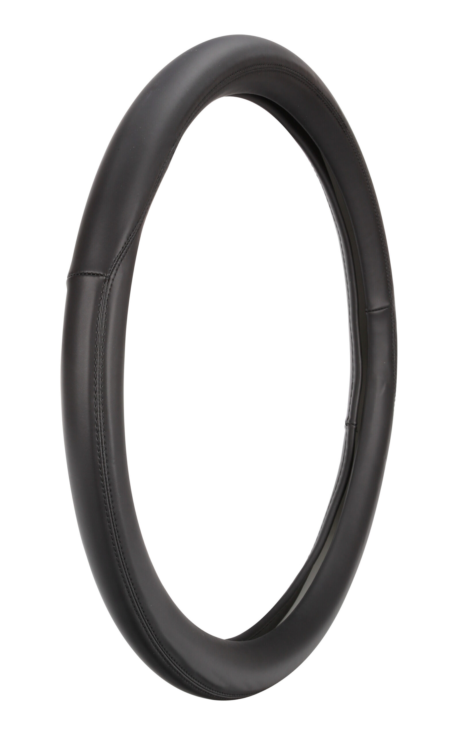 Club, coprivolante in vera pelle - M - Ø 44/46 cm - Nero - immagine 2