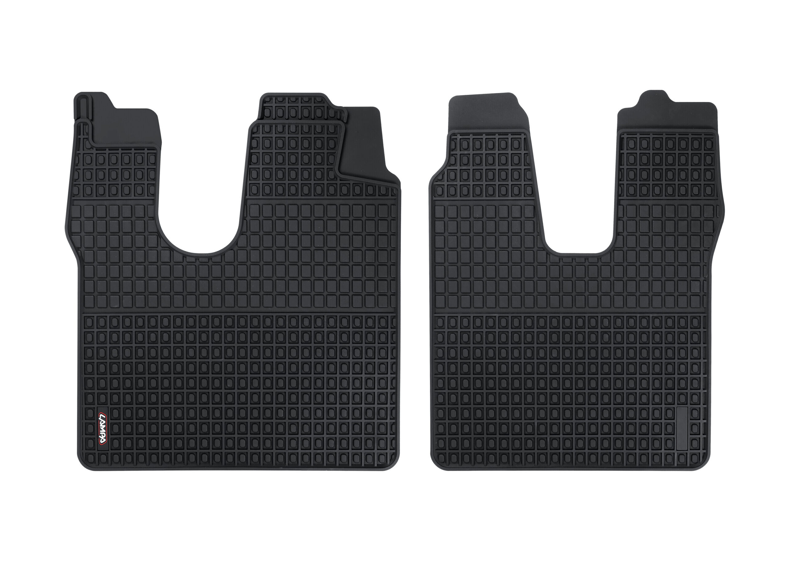 Coppia tappeti su misura in Eco Gomma - compatibile per Man TGL (05/05>10/21) cabina C - Man TGM (10/05>10/21) cabina C - Man TGS (09/07>10/21) cabina L/XL - Man TGL (11/21>) cabina C - Man TGM (11/21>) cabina C - Man TGS (11/21>) cabina L/XL