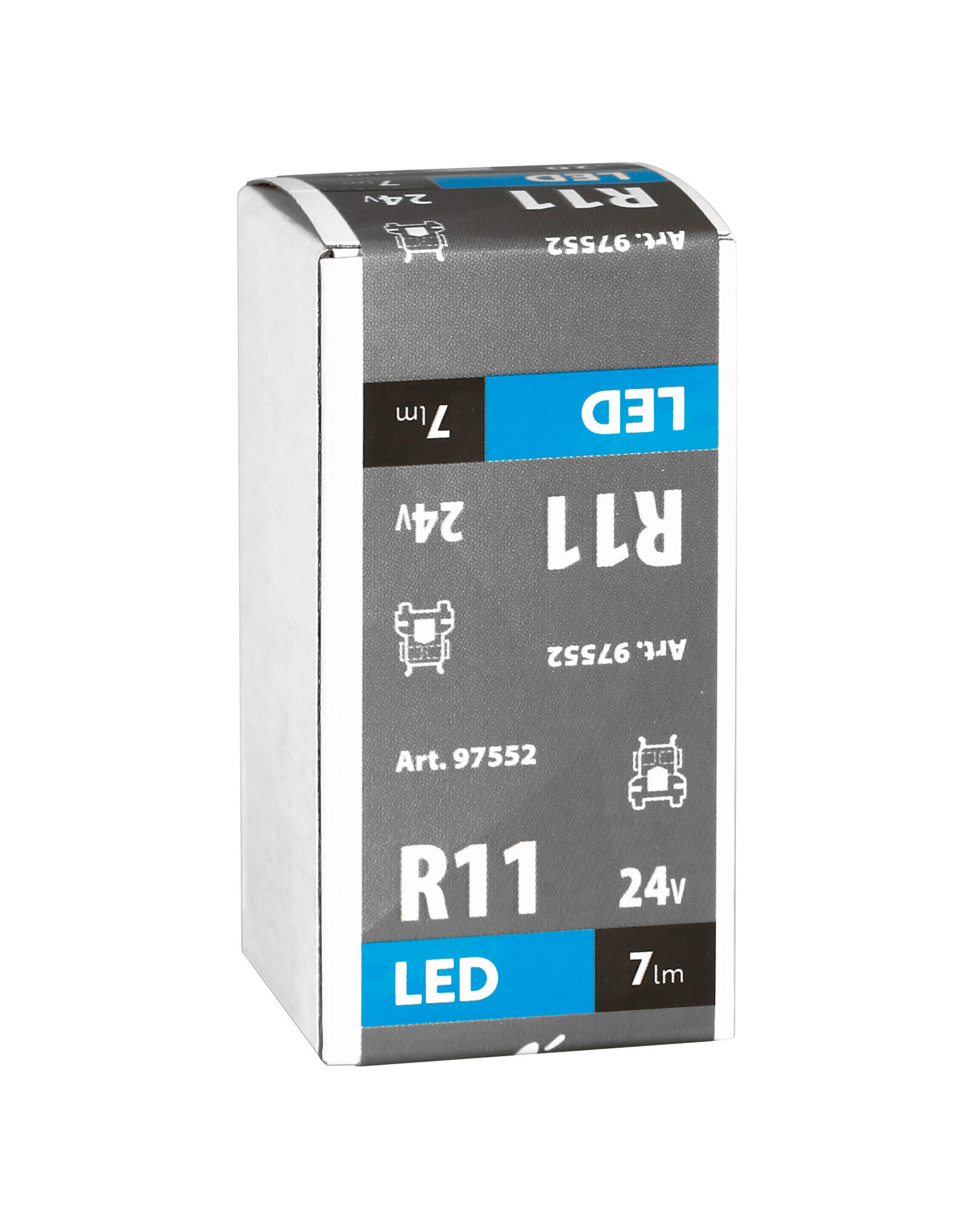 24/30V Led series - 1 Led SMD - (R11) - B8,0 - 20 pz - Busta - Blu - immagine 3