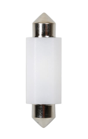 9/32V Led Series 2 SMD x 1 chip - 12x41 mm - SV8,5-8 - 20 pz - Scatola - Arancio - Doppia polarità - Resistenza incorporata