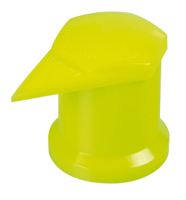 Dustite LR&reg;, indicatori di serraggio per dado ruota con cappuccio antipolvere, set 20 pz - 30 mm - Giallo fluo