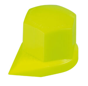Dustite&reg;, indicatori di serraggio per dado ruota con cappuccio antipolvere, set 20 pz - 33 mm - Giallo fluo