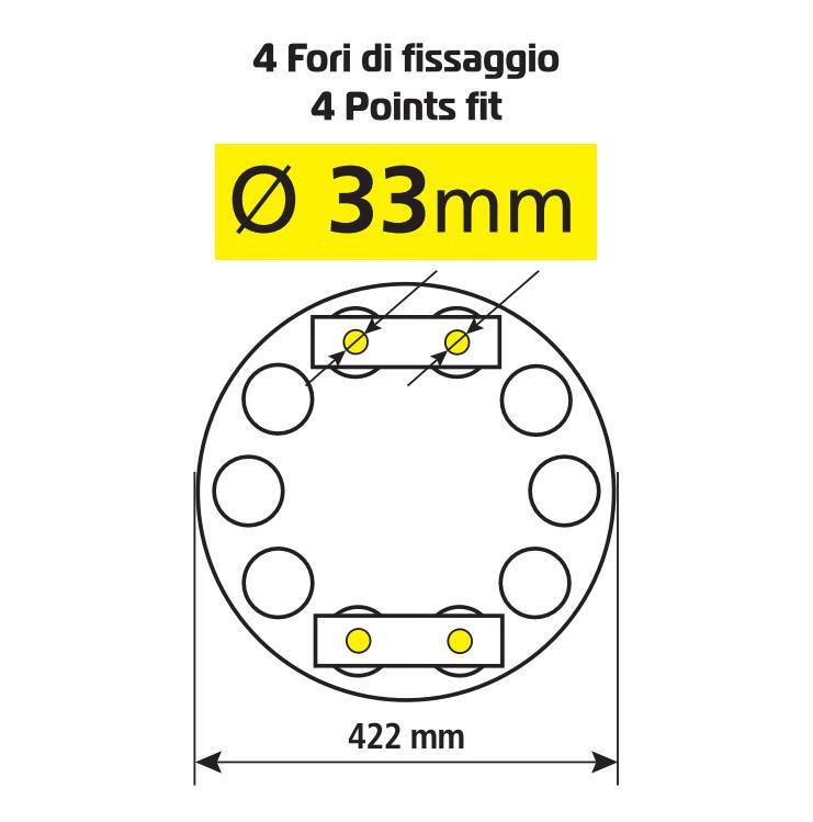 Coprimozzo in acciaio inox, per cerchi in lega - immagine 4