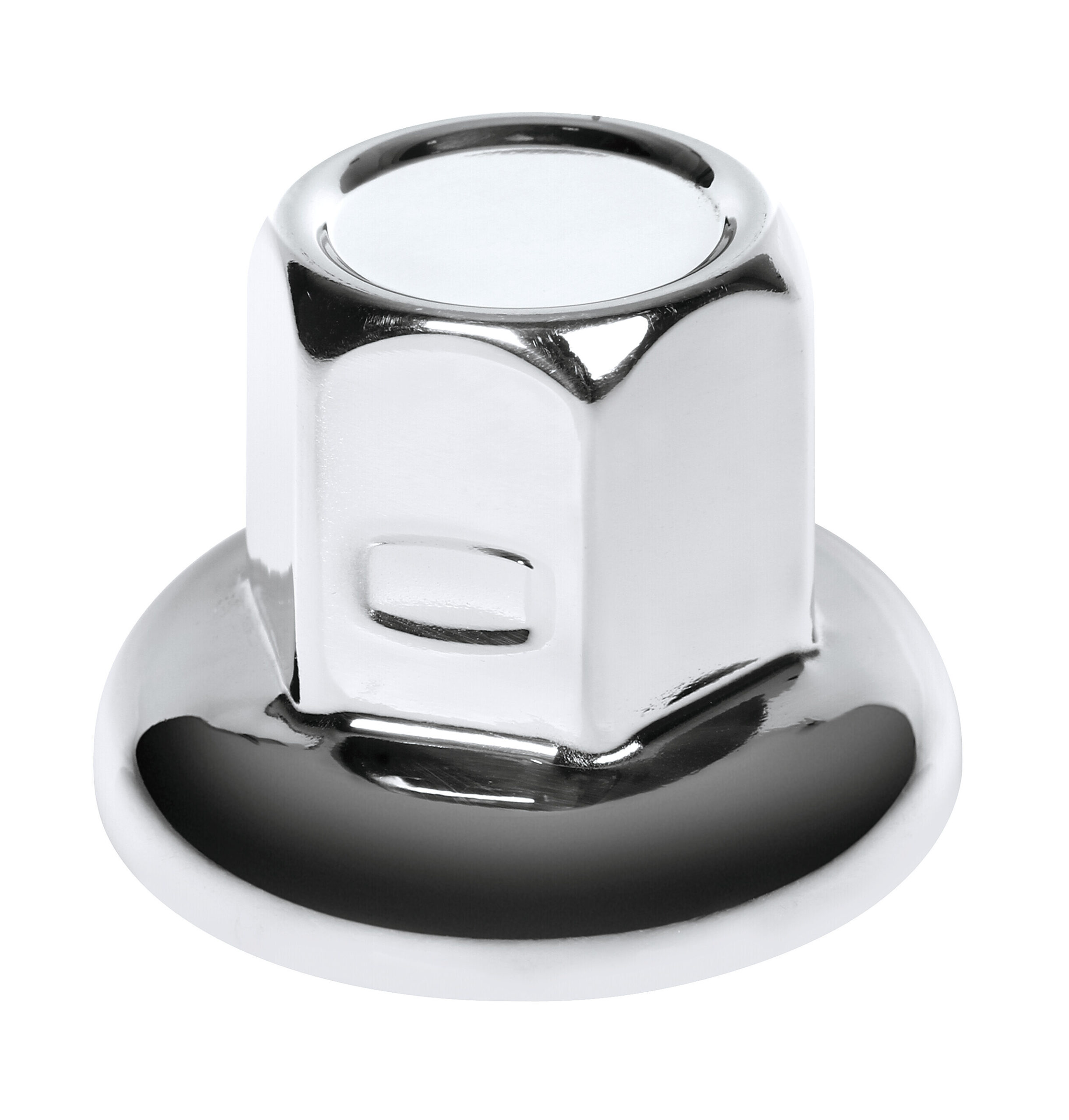 American, Set 10 copribulloni testa piatta in acciaio inox - Ø 32 mm - Cromo