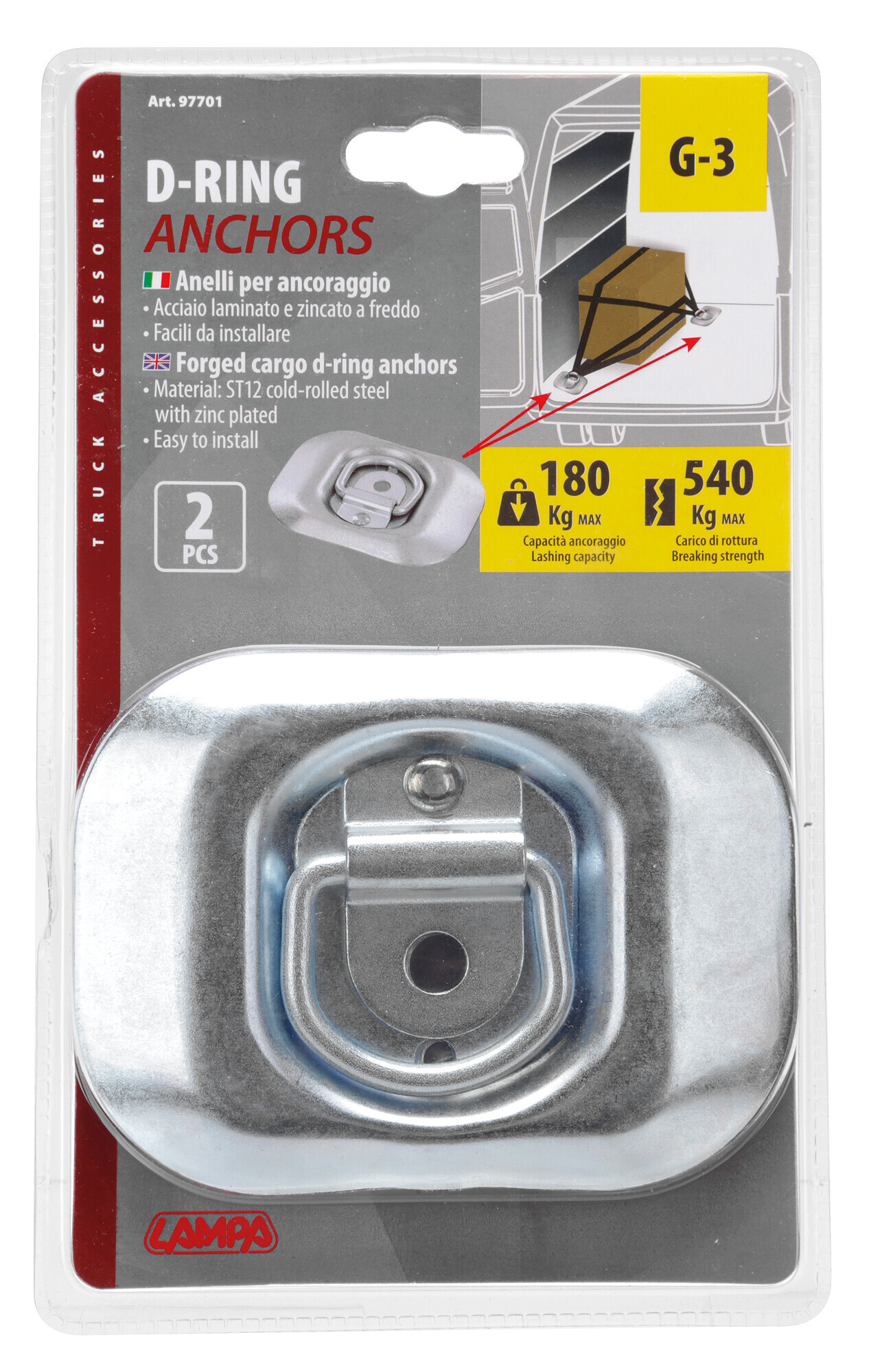 G-2, anelli per ancoraggio, 2 pz - immagine 3