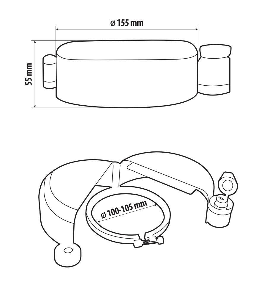 T-Block Evo 2 - Blindatura Antifurto per Tappo Carburante - Ø 80 mm 9 T-Block Evo 2 - Blindatura Antifurto per Tappo Carburante - Ø 80 mm - immagine 9