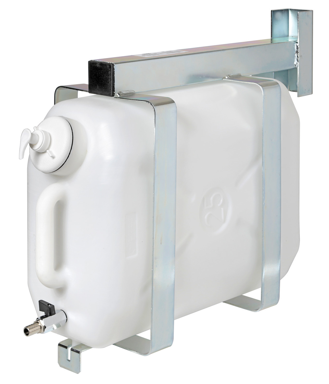 Telaio in acciaio zincato per alloggiamento tanica 25 L - immagine 4