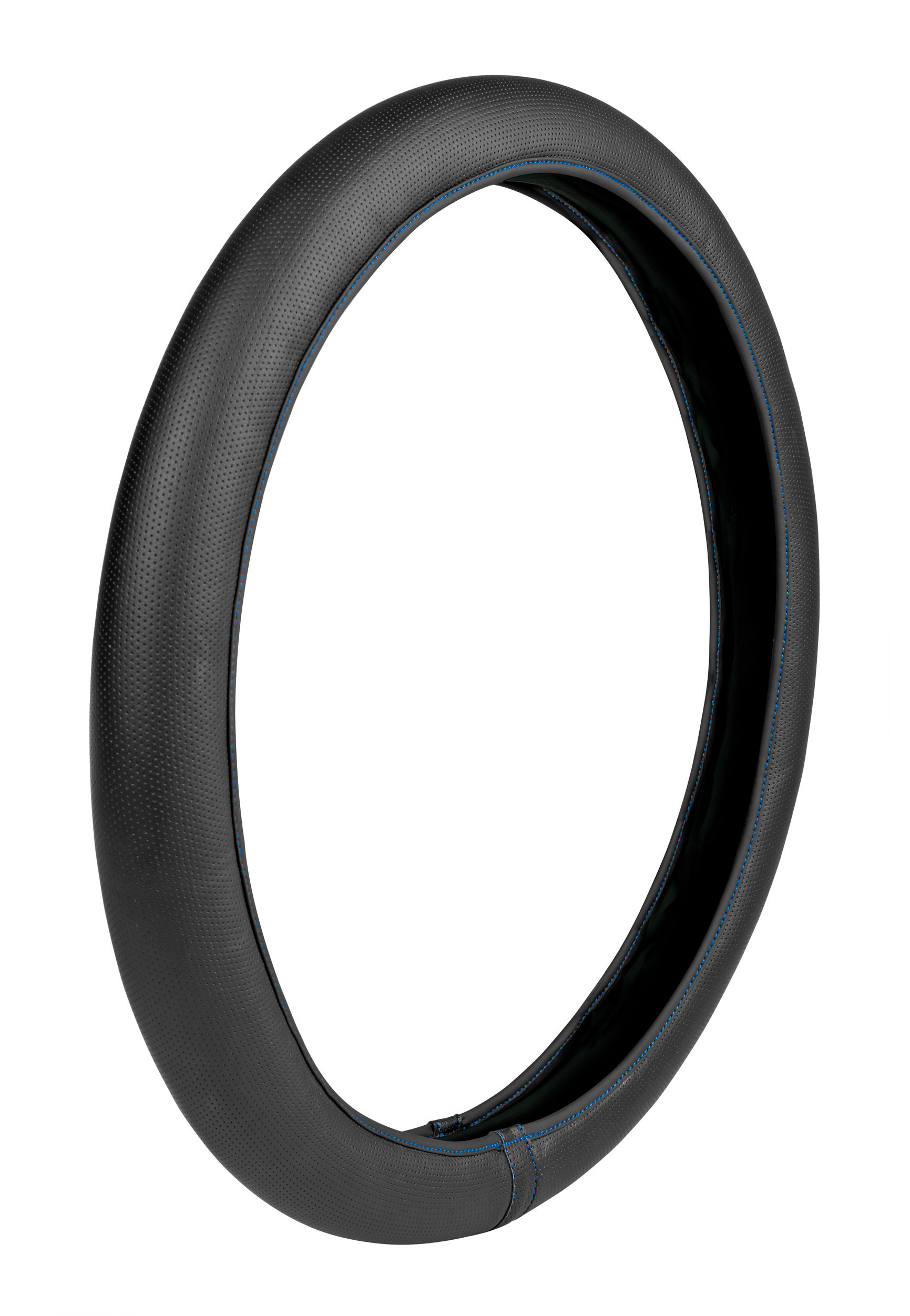 Skin-Cover, coprivolante elasticizzato in Skeentex - Nero/Blu - L - Ø 46/48 cm