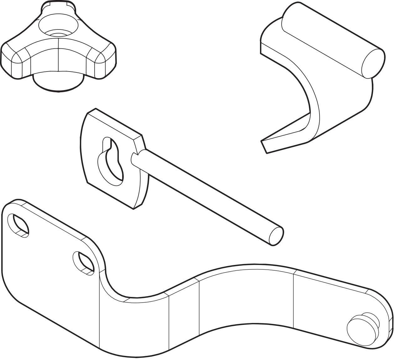 Serrature interne aggiuntive per cabina camion - compatibile per Scania R Serie 7 - New Generation (11/16>) - Scania S Serie 7 - New Generation (11/16>) - Scania G Serie 7 - New Generation (01/18>) - Scania P Serie 7 - New Generation (01/18>) - Scania XT Serie 7 - New Generation (01/18>) - immagine 6