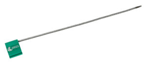 Set 10 Sigilli ad alta sicurezza, testa alluminio galvanizzato, cavo in acciaio