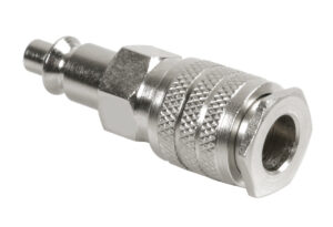 C-4, connettore aria ad attacco rapido, spinotto Asia - innesto Italia