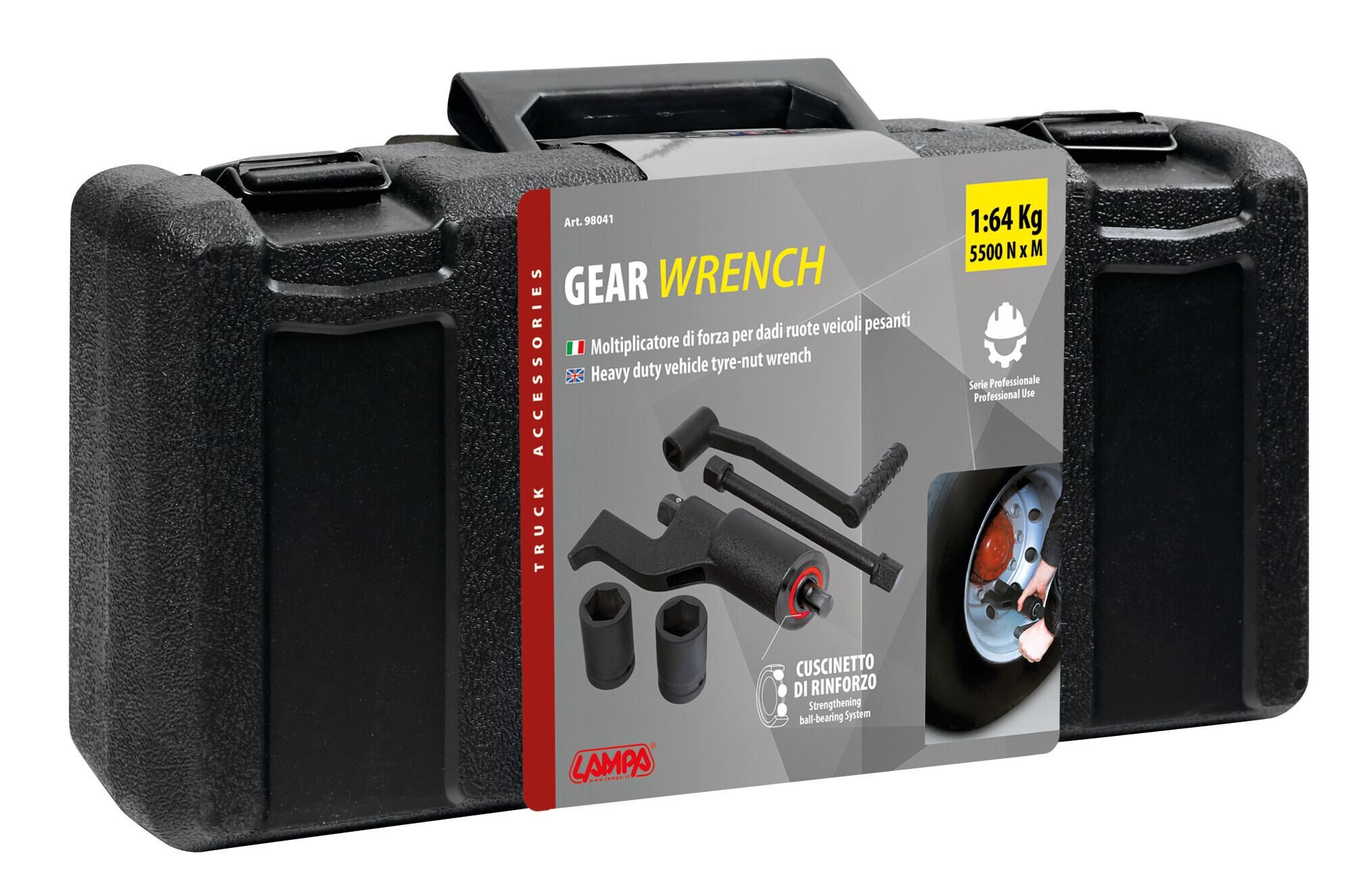 Moltiplicatore di forza per ruote traino, veicoli pesanti - Serie professionale - immagine 3