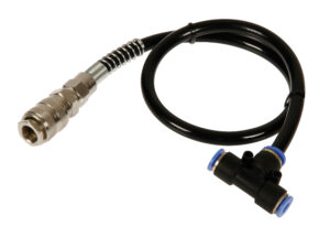 T-2, connettore aria ad attacco rapido Ø 6 mm, con prolunga 50 cm
