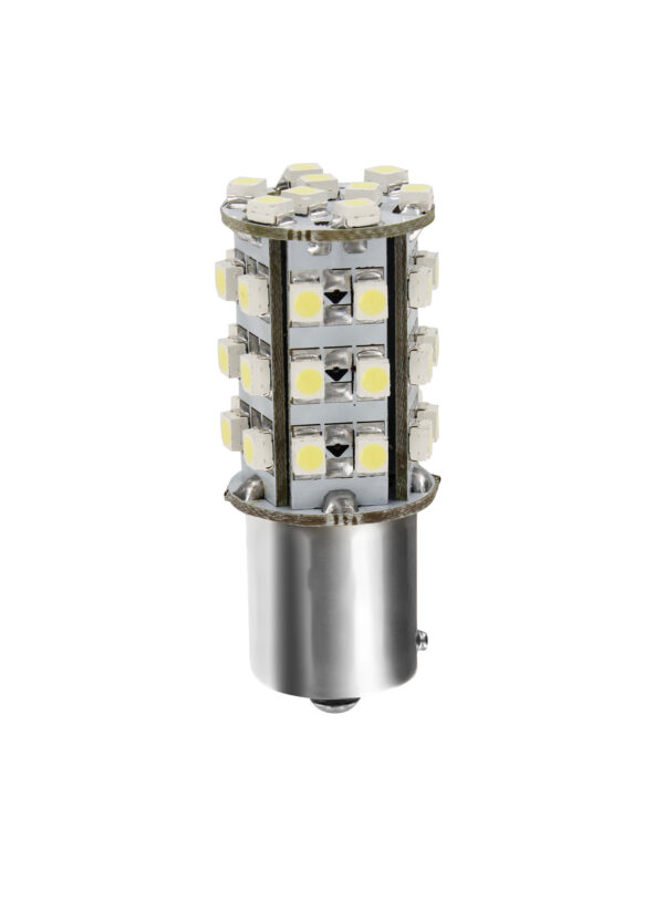 24/28V Led Series - 39 SMD x 1 chips - (P21W) - BA15s - 1 pz  - Scatola - Bianco - Doppia polarit&agrave;