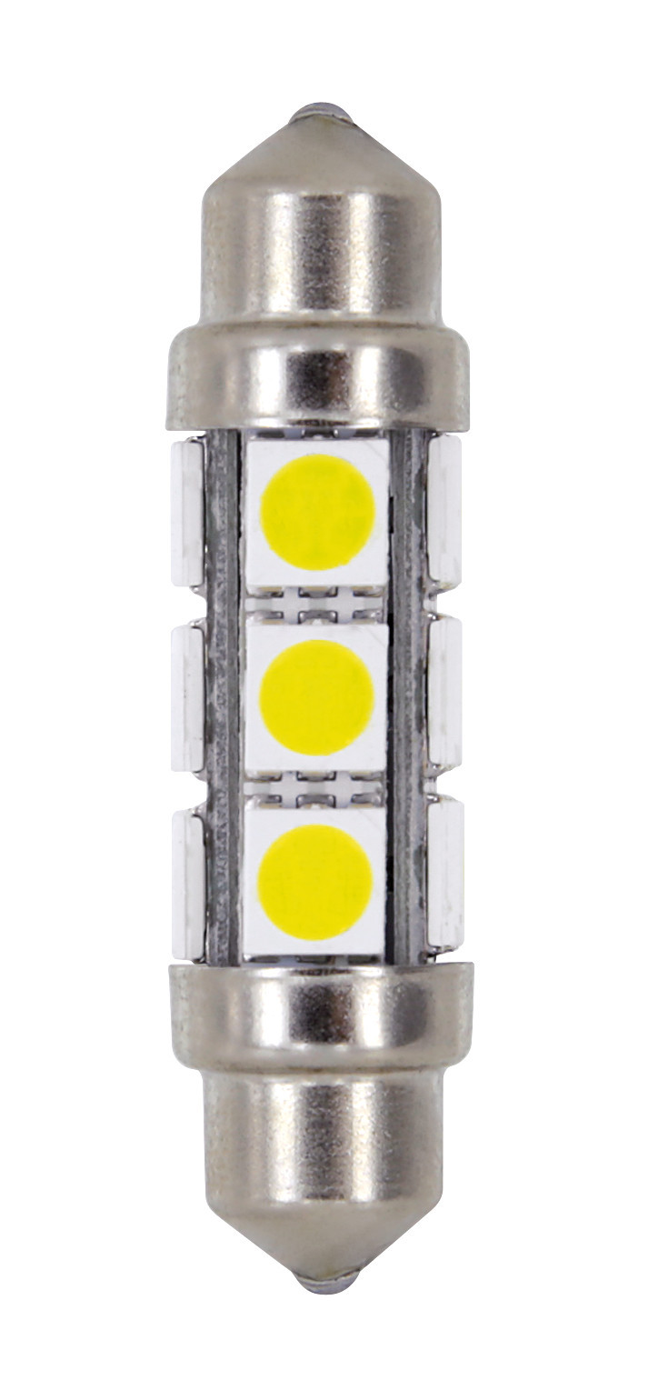 24/30V Led Series - 12 SMD x 3 chips - 11x41 mm - SV8,5-8 - 2 pz - Scatola - Bianco - Doppia polarità