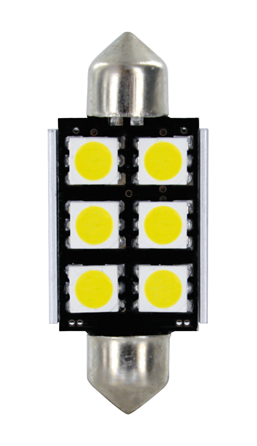 24/30V Led Series - 6 SMD x 3 chips - 15x39 mm - SV8,5-8 - 2 pz - Scatola - Bianco - Doppia polarità