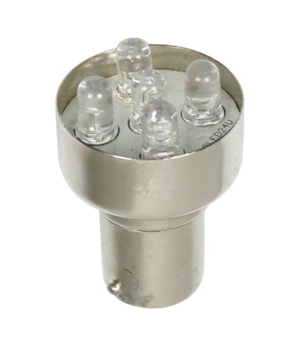 24V Lampada Multi-Led 5 Led - (R10W) - BA15s - 1 pz  - Scatola - Bianco