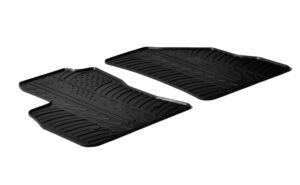Set tappeti su misura in gomma - compatibile per  Fiat Dobl&ograve; Cargo (01/10>07/22) -  Opel Combo Cargo (04/12>08/18)