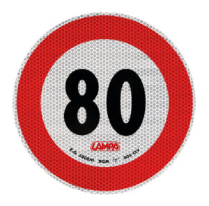 Contrassegno limite velocità - 80 Km/h