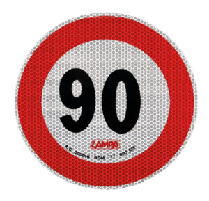 Contrassegno limite velocità - 90 Km/h