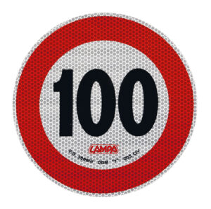 Contrassegno limite velocit&agrave; - 100 Km/h
