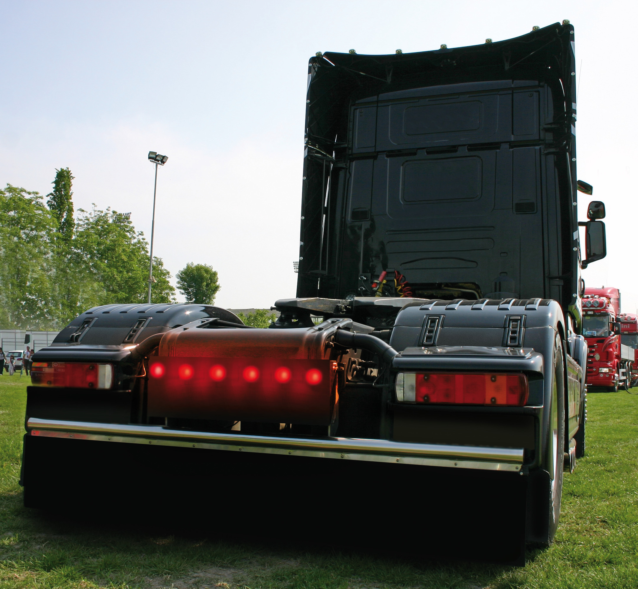 Luce decorativa - 9 Led - 24V - Rosso - immagine 3