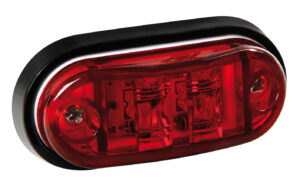 Luce decorativa - 2 Led - 24V - Rosso