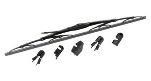 Optimax, spazzola tergicristallo per camion e furgoni - 65 cm (26") - Con spruzzatori - 1 pz