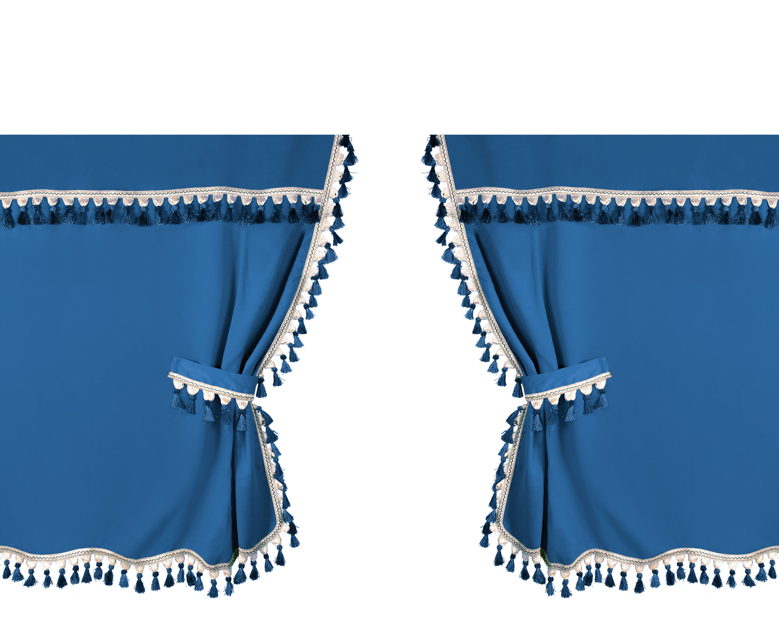 Oscura, tende centrali per camion, cabina standard - Blu