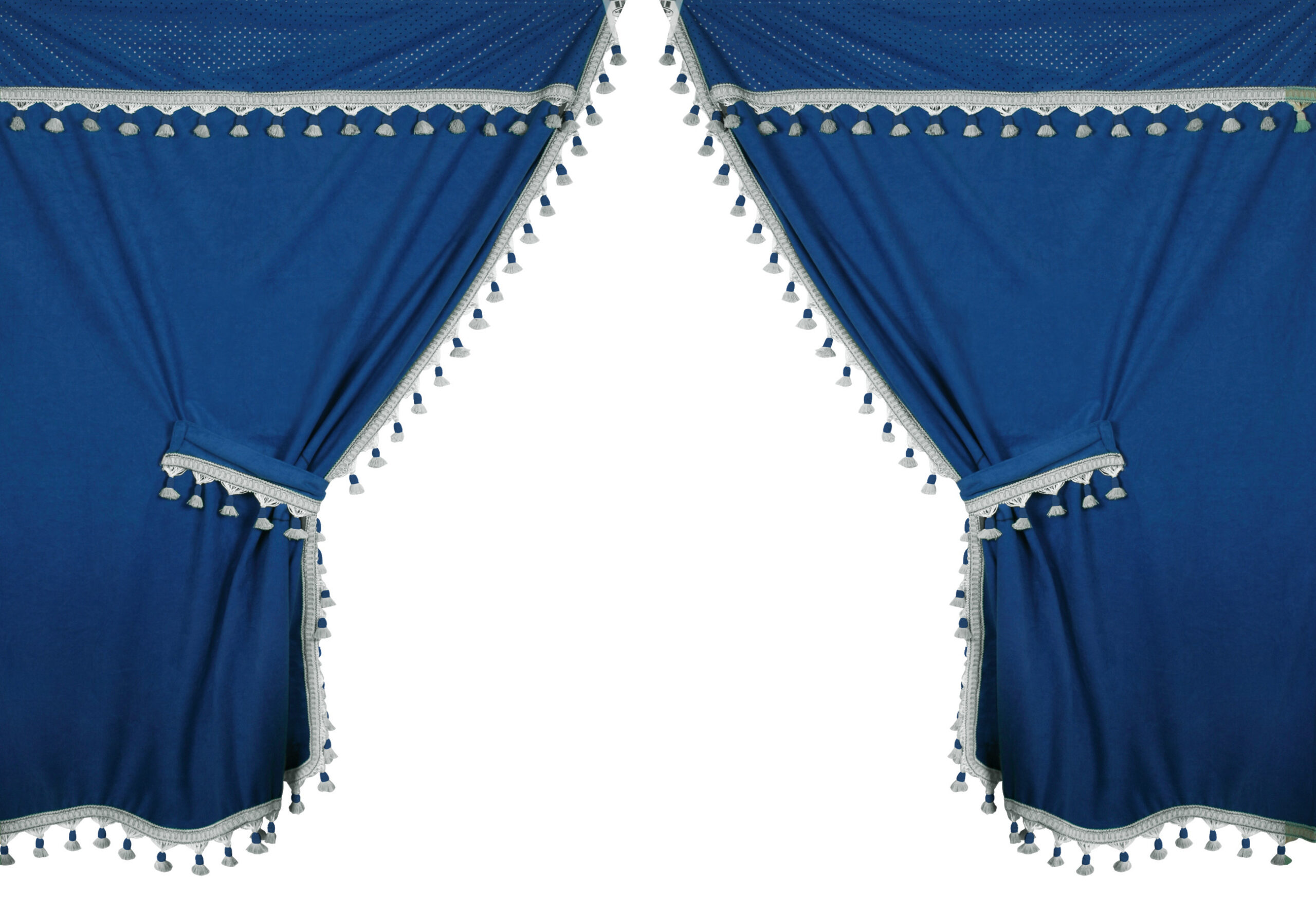 Premiere, set tende in microfibra per camion - Blu