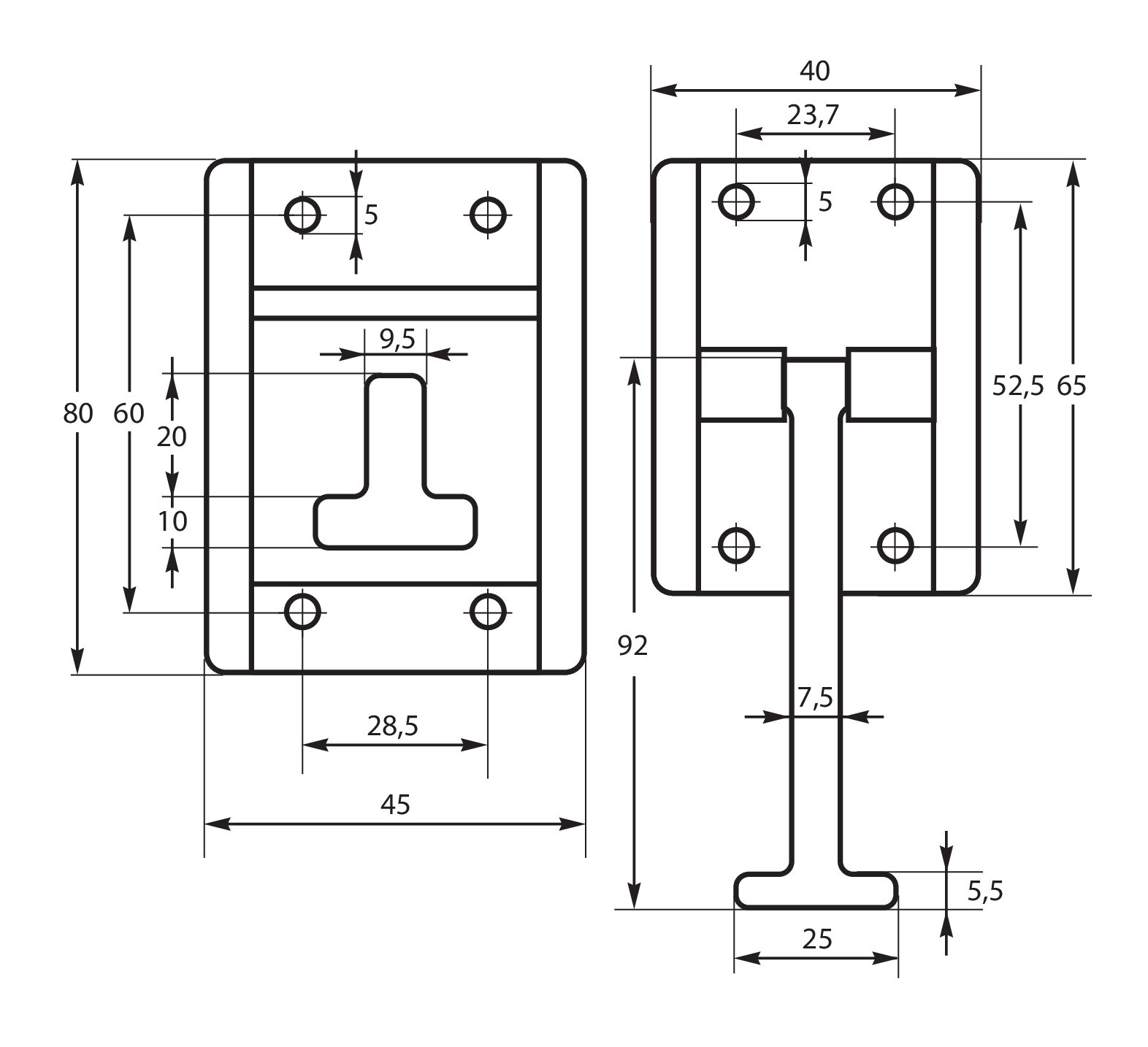 Gancio ferma porta - immagine 5