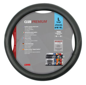 Club, coprivolante in Skeentex - L - &Oslash; 46/48 cm - Nero