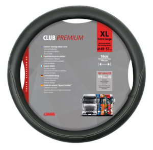 Club, coprivolante in Skeentex - XL - &Oslash; 49/51 cm - Nero